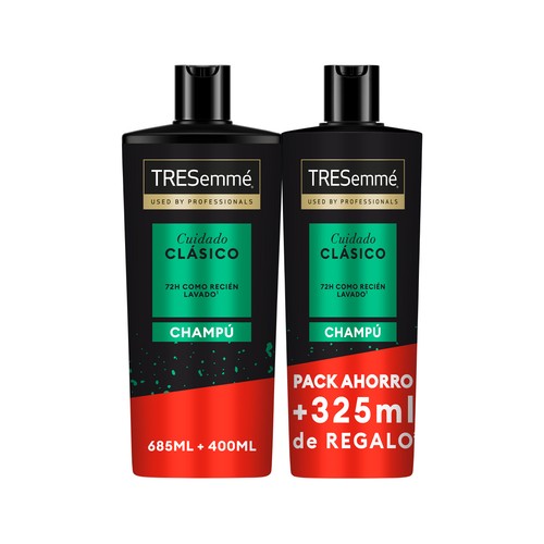 TRESEMMÉ Clásico Pack de champú 685 + 400 ml.