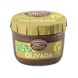 CASA TARRADELLAS Paté de aceitunas negras (olivada) frasco de 125 g.