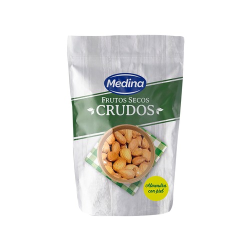 MEDINA Almendras crudas con piel MEDINA 130 g.