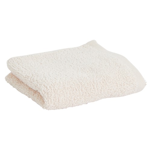 Toalla lisa de tocador beige, 300g/m² de densidad, 30x50 cm. ESSENTIAL.