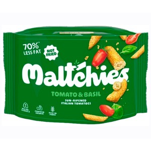Snack con sabor a tomate y albahaca 45 g.