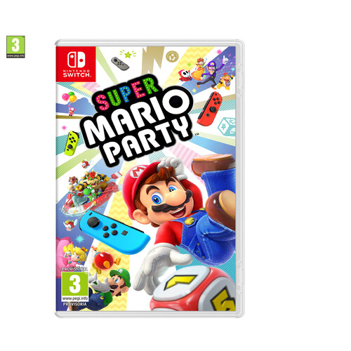 Videojuego Super Mario party para Nintendo Switch, género: minijuegos, PEGI: +3.