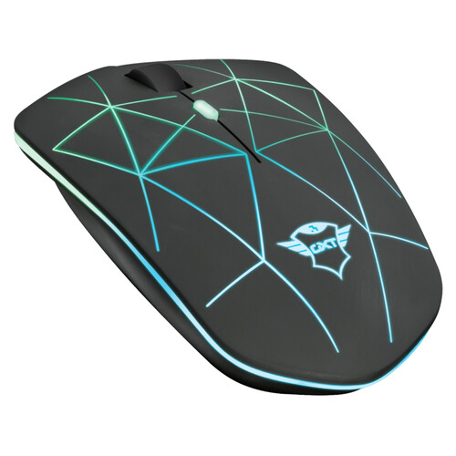 Ratón inalámbrico gaming TRUST GXT 117 Strike, iluminado, 4 botones, 1400dpi, conexión Usb.