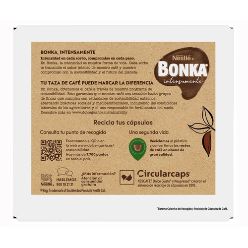DOLCE GUSTO Café Bonka ristretto 30 uds. 186 g.