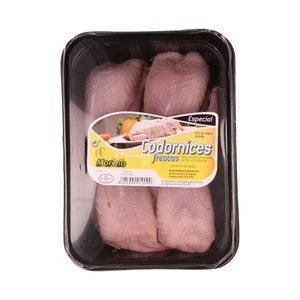 CODORNICES MORENO Bandeja de codornices frescas 4 uds.