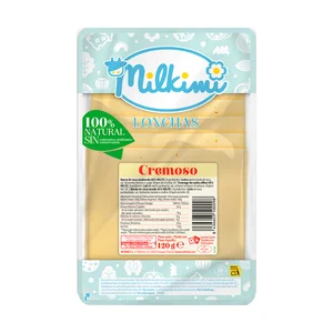 MILKIMI Queso cremoso en lonchas 120 g.