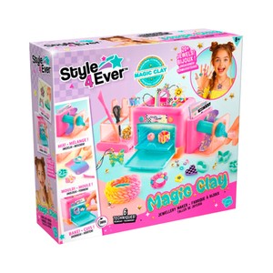 Imagen de STYLE 4EVER Taller de Bisuteria Magic Clay, juegos artísticos modelar +8 Años, CANAL TOYS