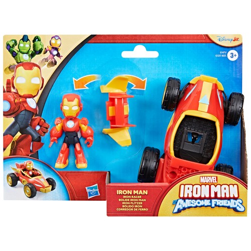 Marvel Iron Man and his Awesome Friends, Figuras de Acción y Vehículos +3 Años HASBRO
