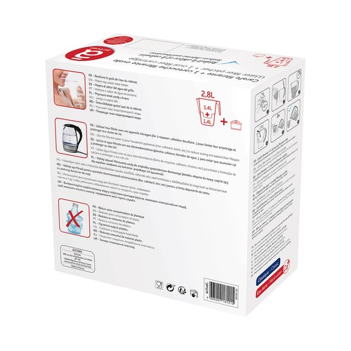 Jarra filtrante 2,8 litros con filtro incluido, ACTUEL.