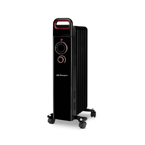 Radiador de aceite ORBEGOZO RUN-2500. 1500W, 7 elementos.