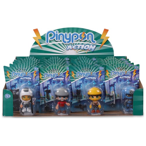 Figura individual surtida con accesorios incluidos, PINYPON ACTION.