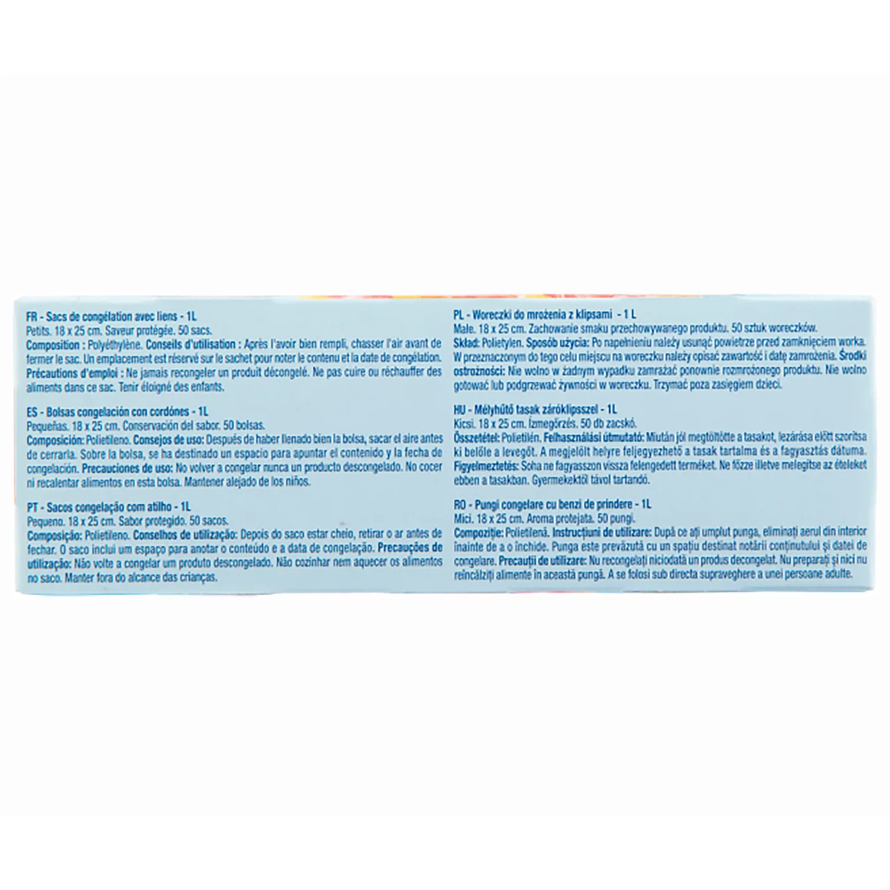 PRODUCTO ALCAMPO Bolsas de congelación pequeña 50 uds.
