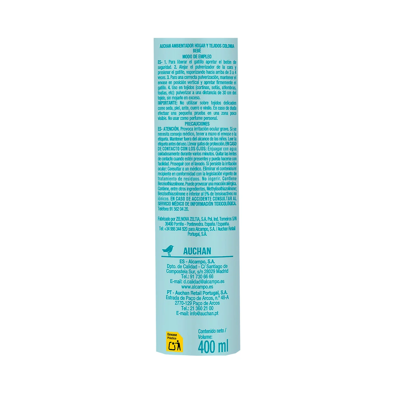 PRODUCTO ALCAMPO Ambientador de hogar bebe 400ml