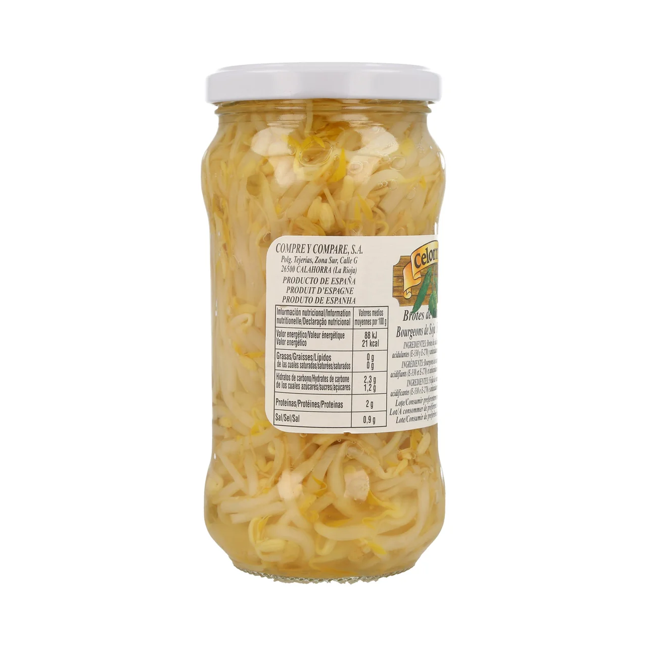 Brotes de soja 180 g.