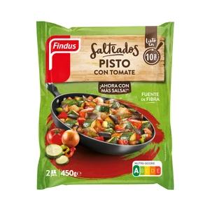 FINDUS Salto Pisto con tomate, ahora con más salsa 450 g.