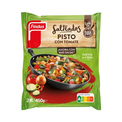 FINDUS Salto Pisto con tomate, ahora con más salsa 450 g.