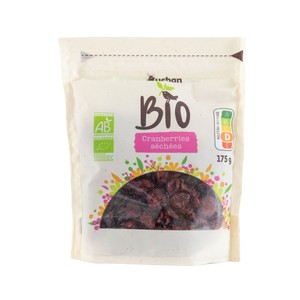 PRODUCTO ALCAMPO Bio Arándanos rojos deshidratados y azucarados ecológicos 175 g