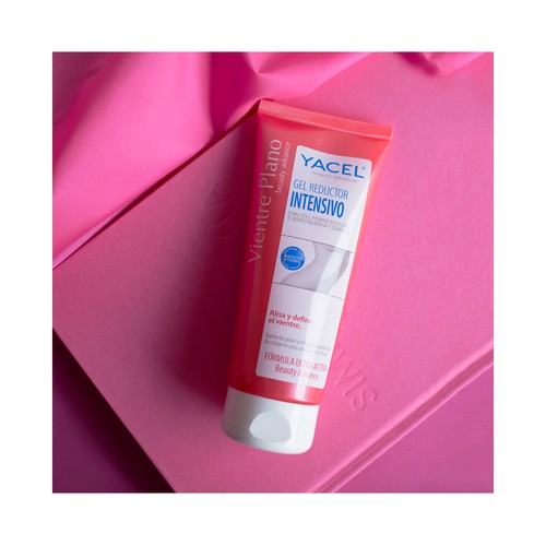 YACEL Gel ultra activo, con acción reafirmante y reductor de grasa YACEL Vientre plano 200 ml.