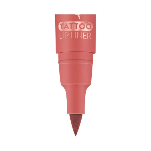 ESSENCE Line n" stain tono 02 Must have brown marrón cálido Delineador de labios líquido.