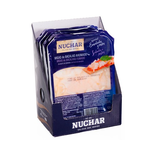 NUCHAR Migas de Bacalao ahumado 120g