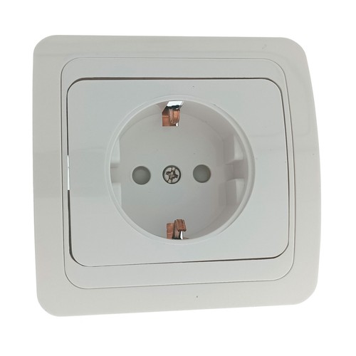 Base enchufe blanco TT, serie Venus. OSCA CONNECT