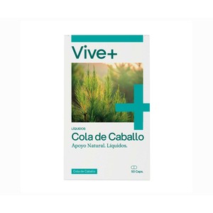 VIVE+ SALUD Y VIDA Cola de Caballo VIVE PLUS, 50 uds x 26 g.