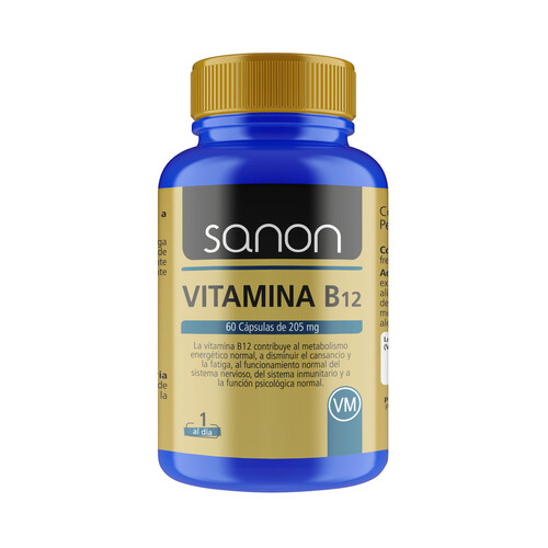 Complemento alimenticio a base de vitamina B12 SANON 60 uds