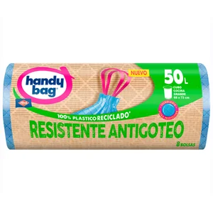 HANDY BAG Bolsa de basura antigoteo 50 l.