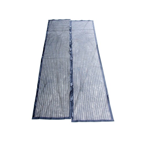 Pack de 2 mallas mosquitera para puertas, 100 x 220cm, cierre imantado, PRODUCTO ALCAMPO.