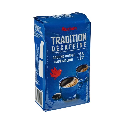 Café molido descafeinado natural PRODUCTO ALCAMPO 250 g.