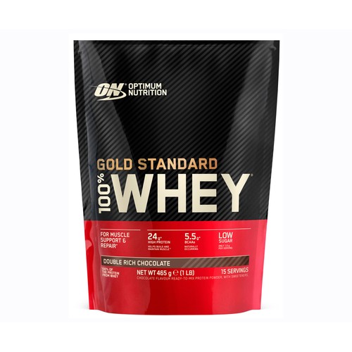 OPTIMUM NUTRITION Gold whey doble choco 465 gr.
