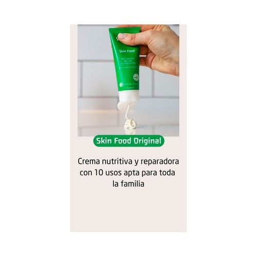 WELEDA Skin food Crema nutrición intensa de cara y cuerpo, para pieles muy secas y agrietadas 75 ml.