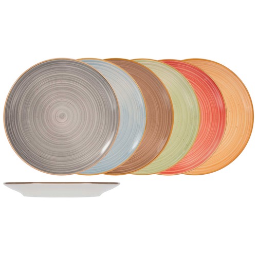 Plato postre 19,5cm stoneware, modelo Opera. H&H