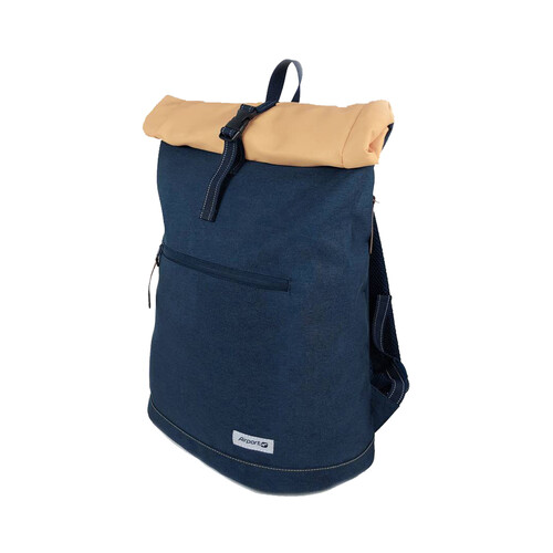 Bolsa de viaje con capacidad para 20L de color azul, AIRPORT ALCAMPO.