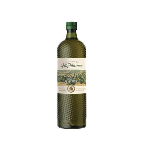 MAESTROS DE HOJIBLANCA Aceite de oliva virgen extra botella 1 l.