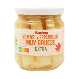 PRODUCTO ALCAMPO Yemas de espárrago muy gruesos de categoria extra 110 g.