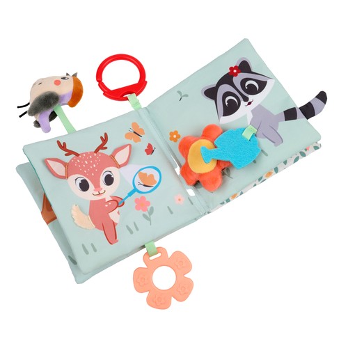 Libro de Tela suave sobre animales para bebé. Aprendizaje y desarrollo sensorial +0 Meses ONE, TWO FUN Baby
