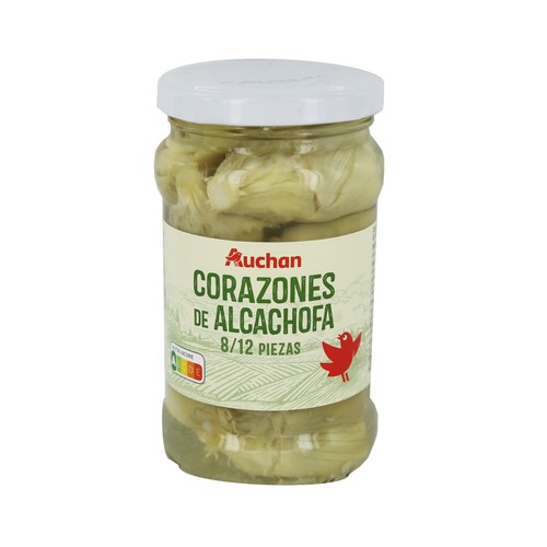 PRODUCTO ALCAMPO Corazones de alcachofas 8/12 piezas frasco de 165 g.