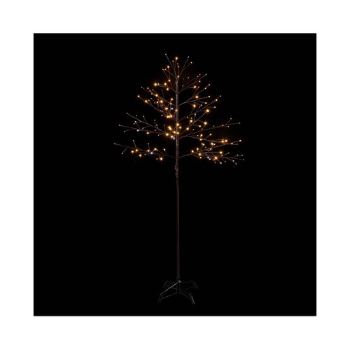 Árbol navidad luz de 180 centímetros con 168 luces led blanco cálido, ACTUEL.