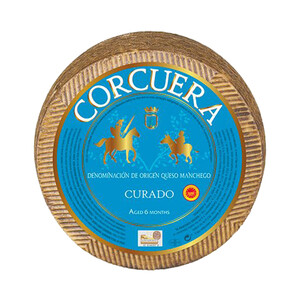 CORCUERA Queso Manchego DOP curado CORCUERA Cuña de 300g.