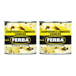 Imagen de FERBA champiñón laminado 2 latas de 105 g.