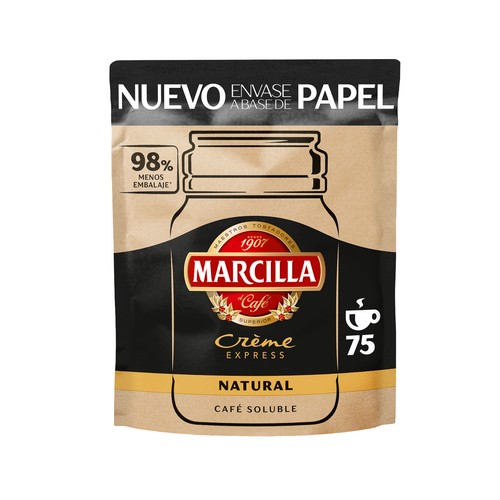 MARCILLA Café soluble natural creme express 150 g.