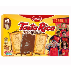 TOSTA RICA Galleta de chocolate con leche 140 g.