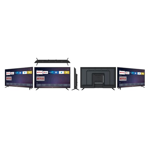 Televisión 109,22 cm (43") LED QILIVE 43US211B 4K, SMART TV, WIFI, TDT T2, USB reproductor, 3HDMI, 60HZ.