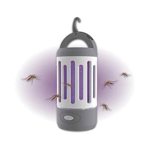 Lámpara antimosquitos recargable con linterna Led, exterior/interior, OSCACONNECT, alimentación Usb.