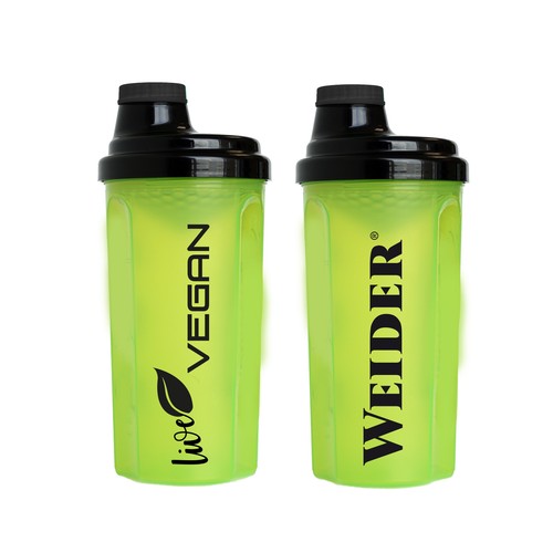 WEIDER Shaker (bote mezclador para batido de proteínas),500 ml de capacidad