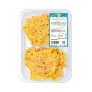 PLAYA ODIEL Tortillitas camarones bandeja,