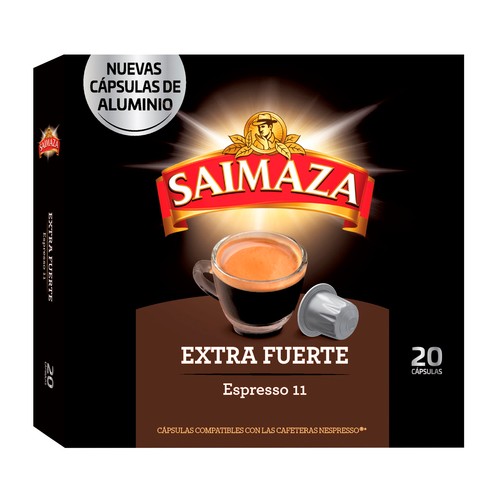 Imagen de Café extrafuerte Nª 11 en cápsulas SAIMAZA 20 uds.