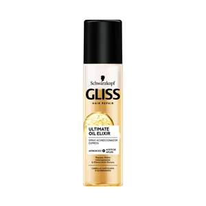 GLISS Acondicionador express en spray, para cabellos castigados o quebradizos GLISS Ultimate oil elixir de Schwarzkopf 200 ml.