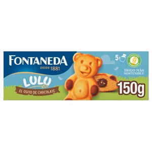 FONTANEDA Bizcochitos Osito Lulu Chocolate 30 g. 5 uds.